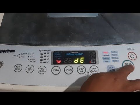 Washing machine is blinking